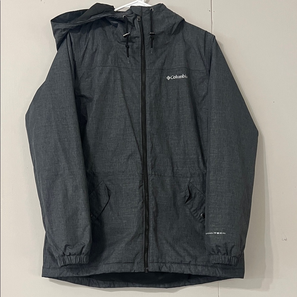 Columbia Charcoal Hooded Jacket